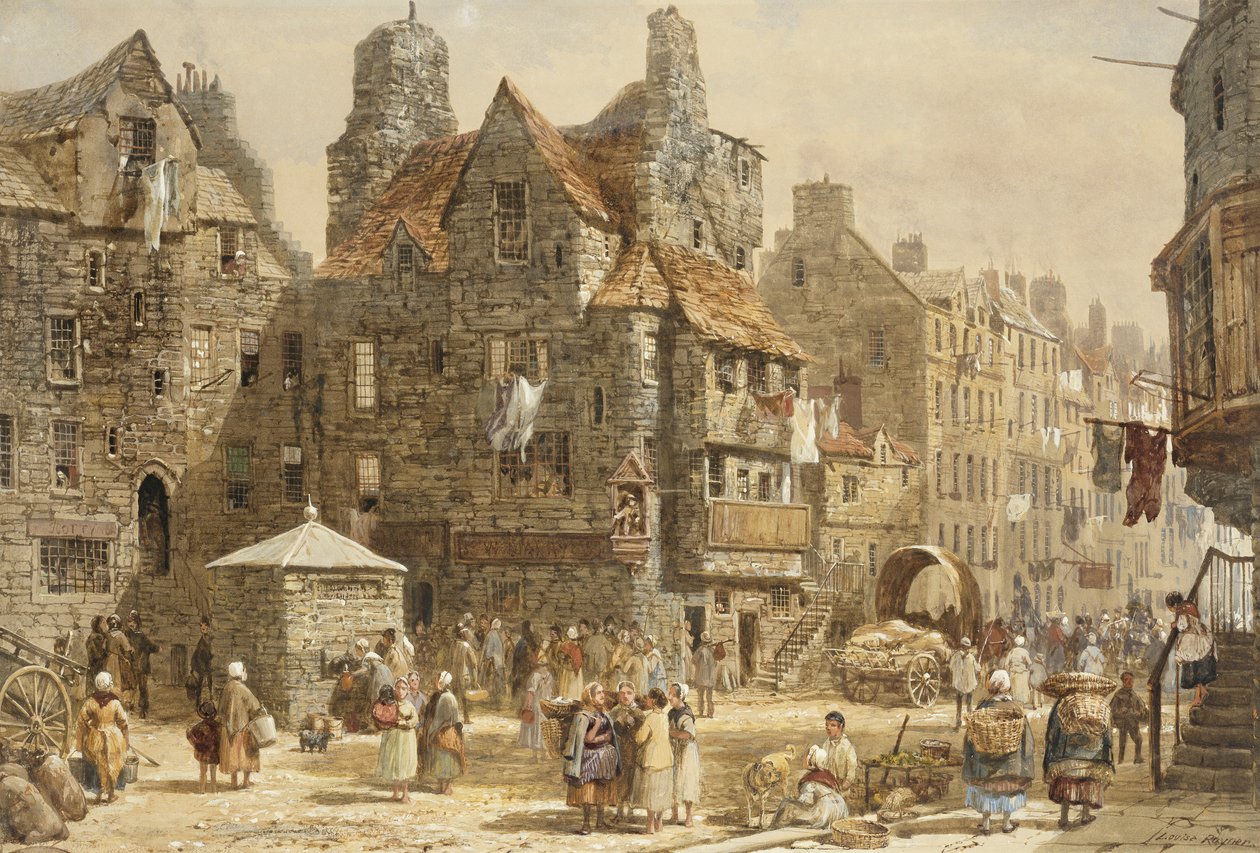 La casa de John Knox, Edimburgo de Louise Ingram Rayner