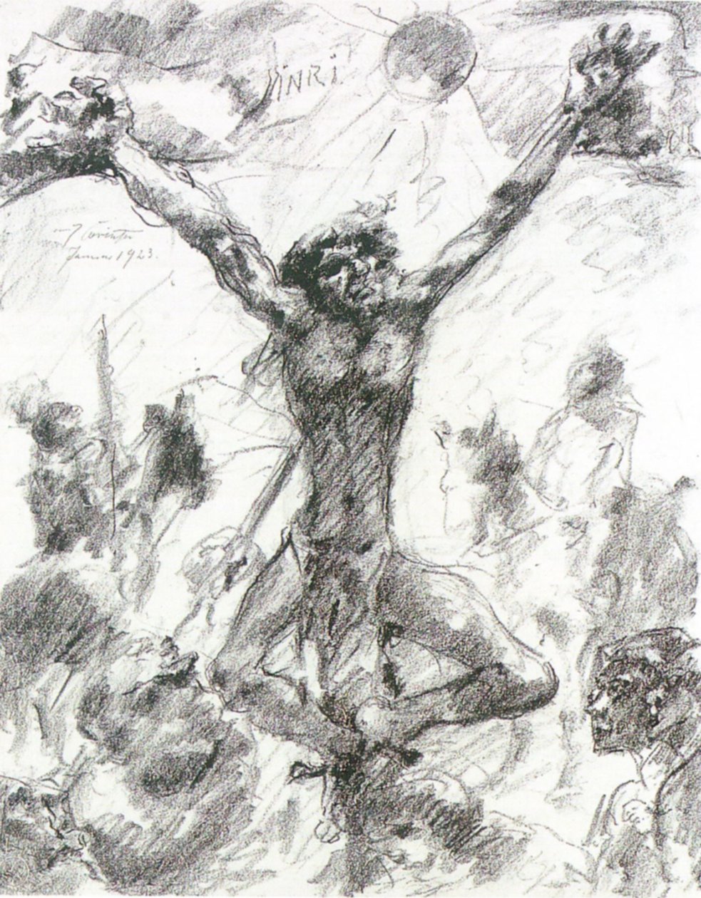 Crucifixión de Lovis Corinth