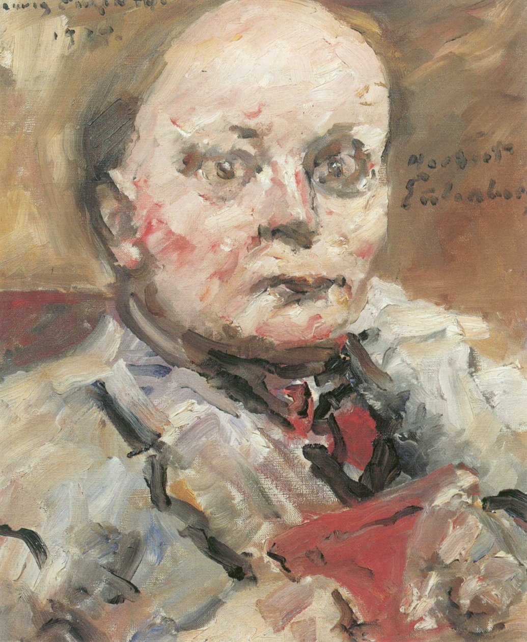 Retrato del poeta Herbert Eulenberg de Lovis Corinth