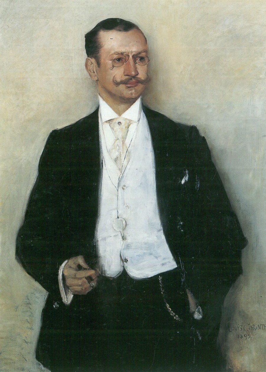 Retrato del pintor Karl Strathmann de Lovis Corinth