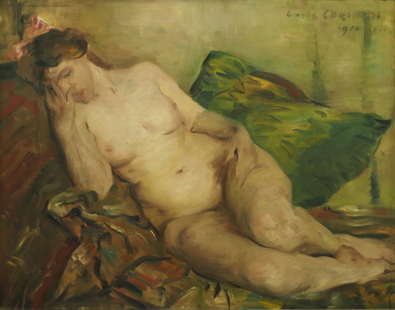 Desnudo descansando de Lovis Corinth
