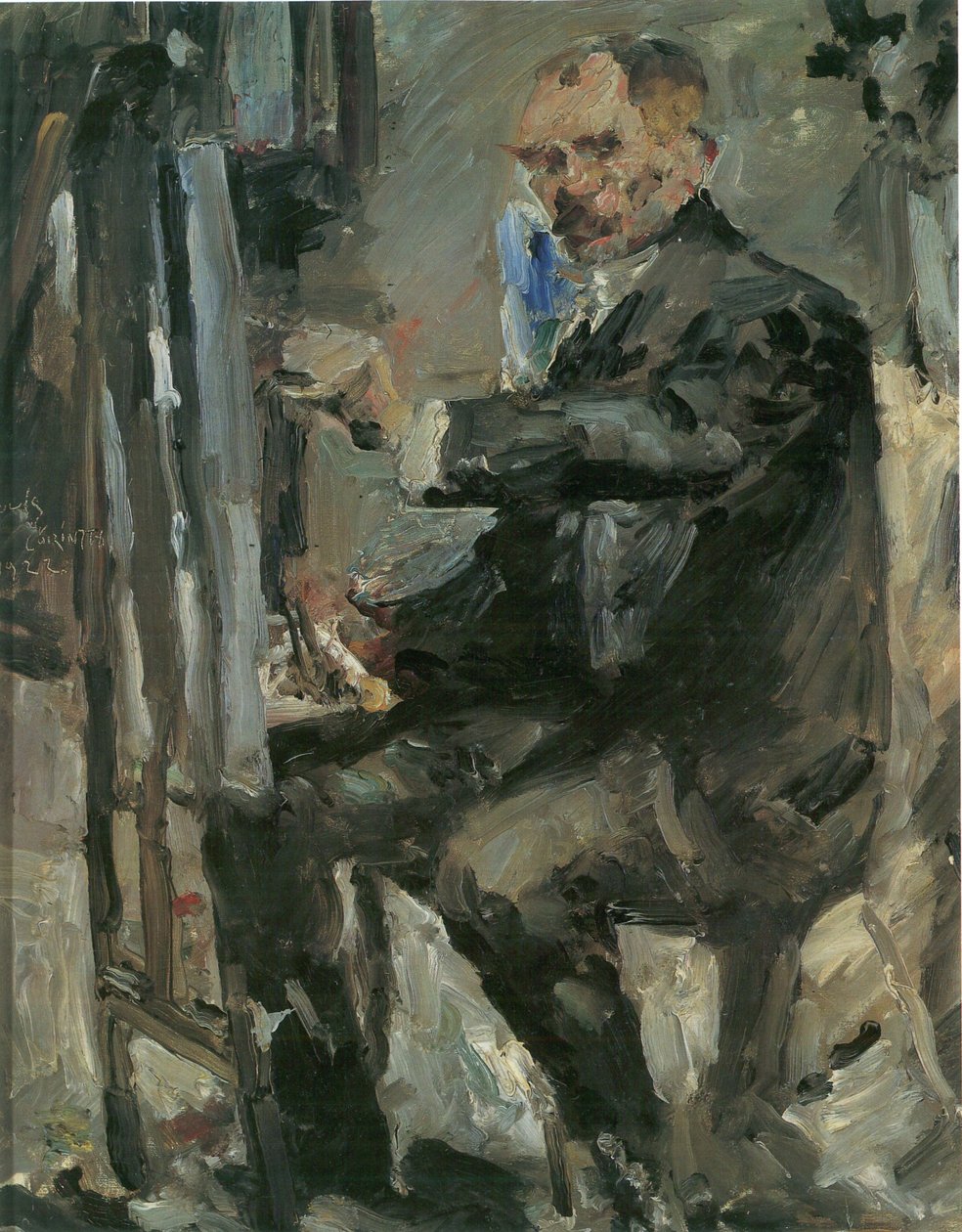 Autorretrato frente al caballete de Lovis Corinth