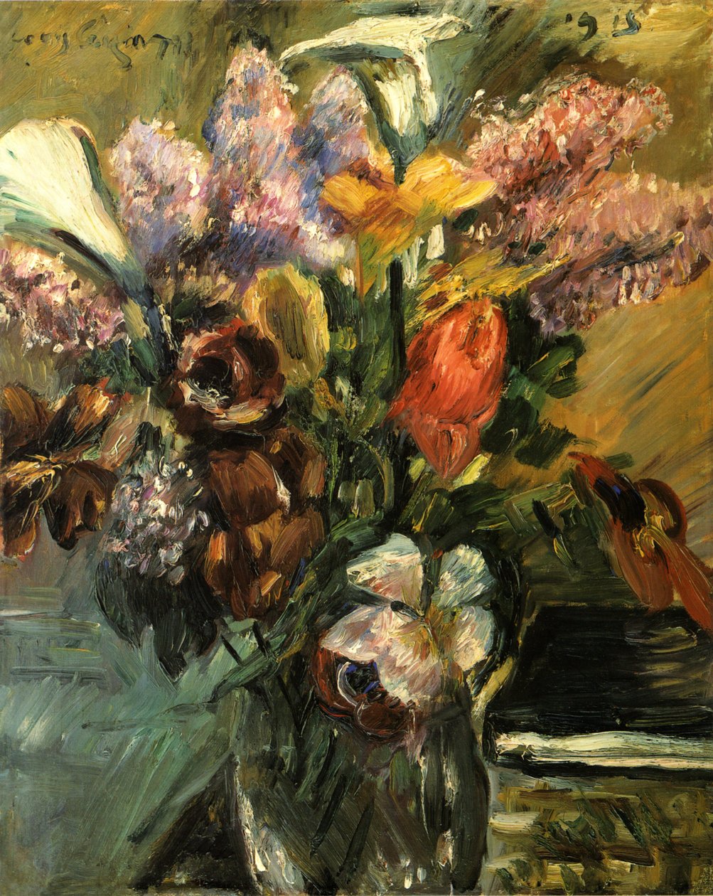 Tulipanes, Lila y Callas de Lovis Corinth