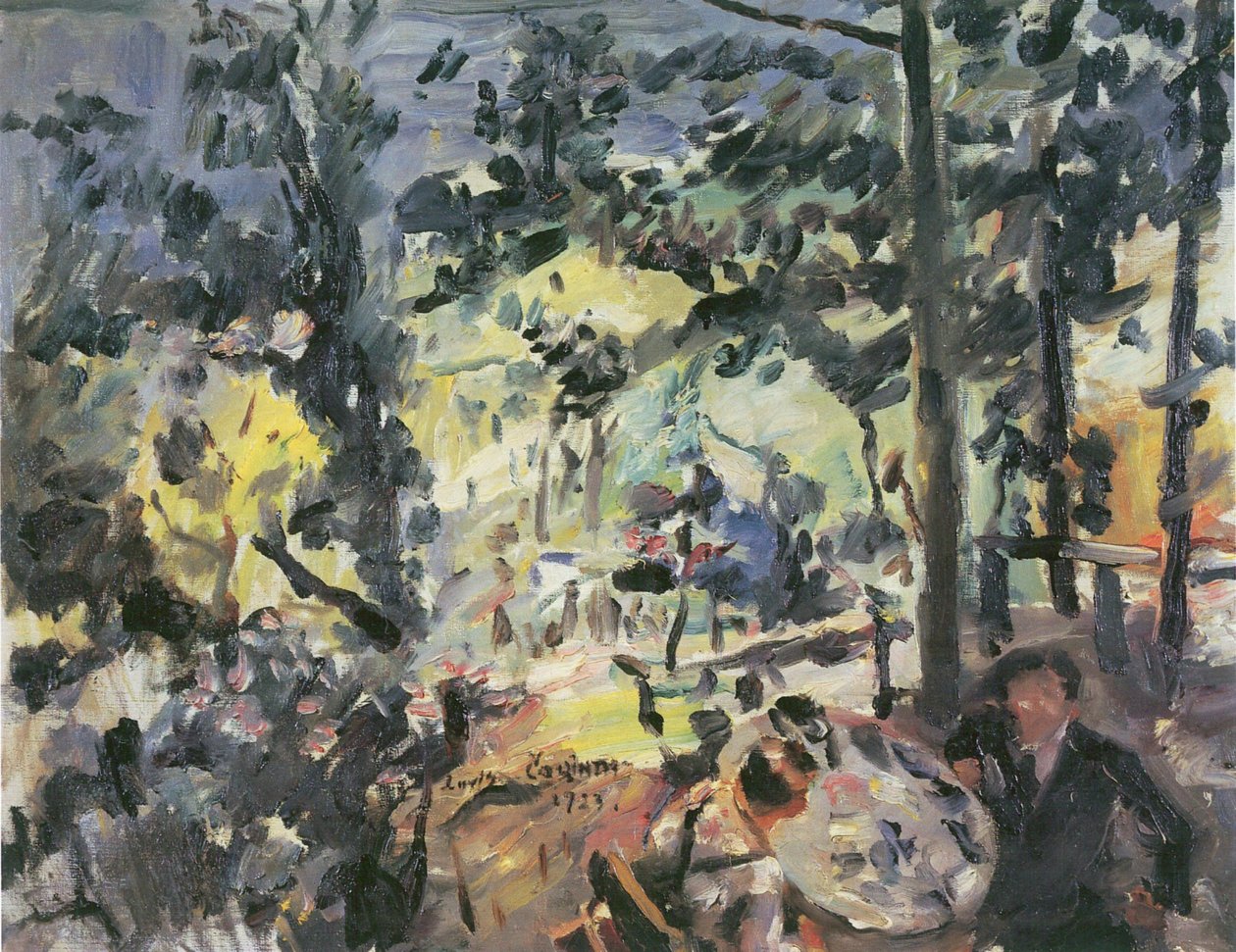 Wachensee, en la terraza de Lovis Corinth