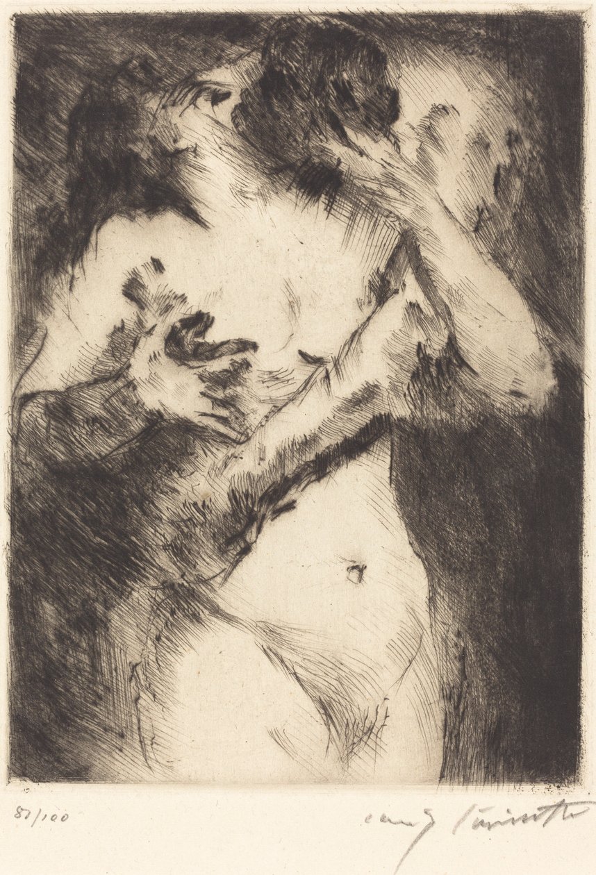 Der Kuss de Lovis Corinth