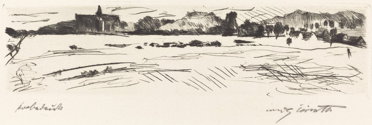 Paisaje con dunas de Lovis Corinth