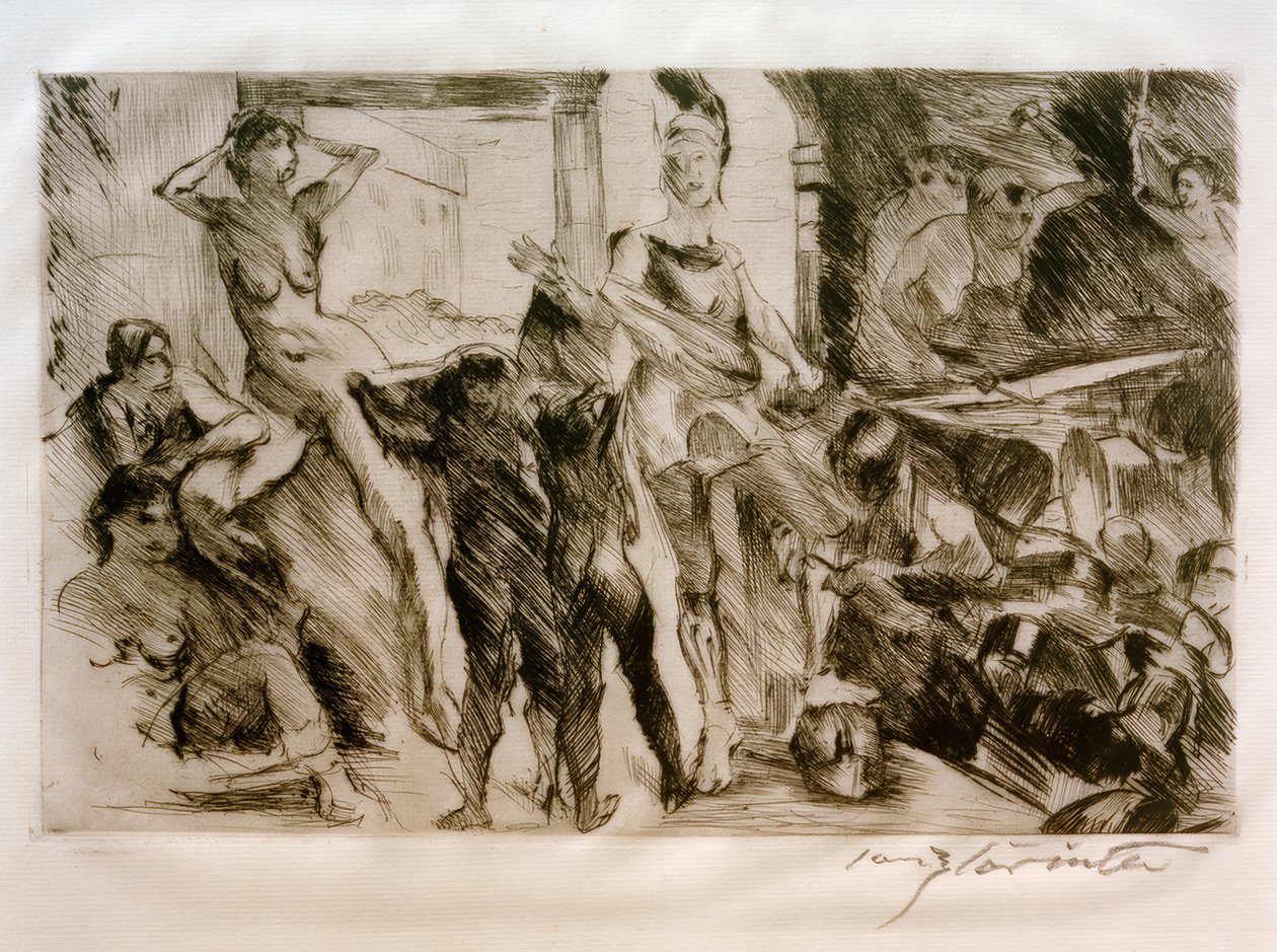 La fragua de Vulcano de Lovis Corinth