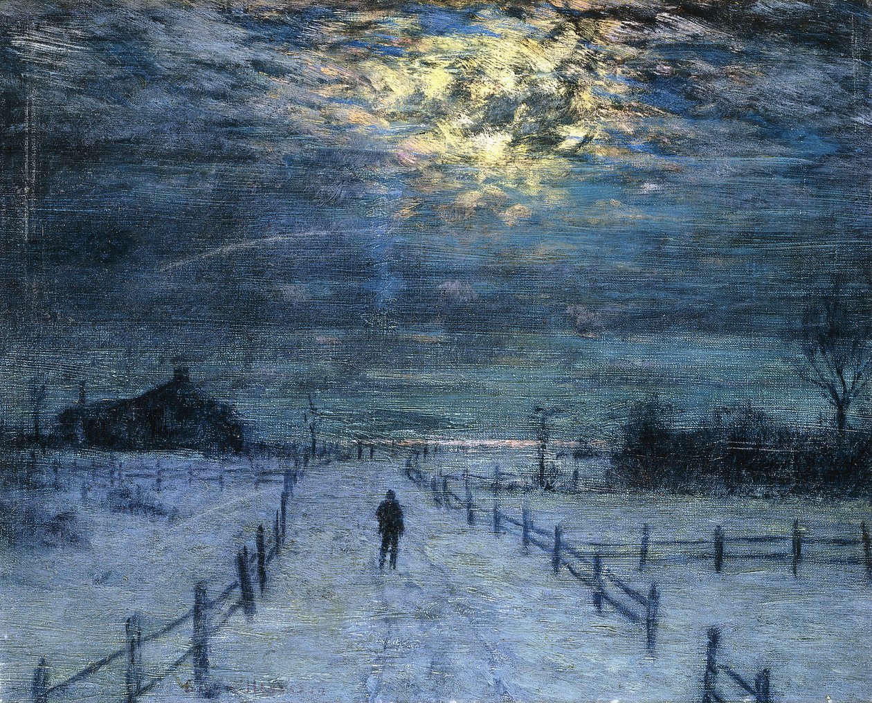 Un Paseo Invernal de Lowell Birge Harrison