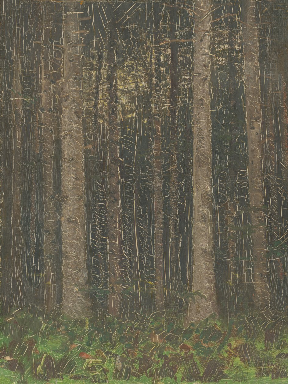 Interior del bosque de Laszlo Mednyanszky