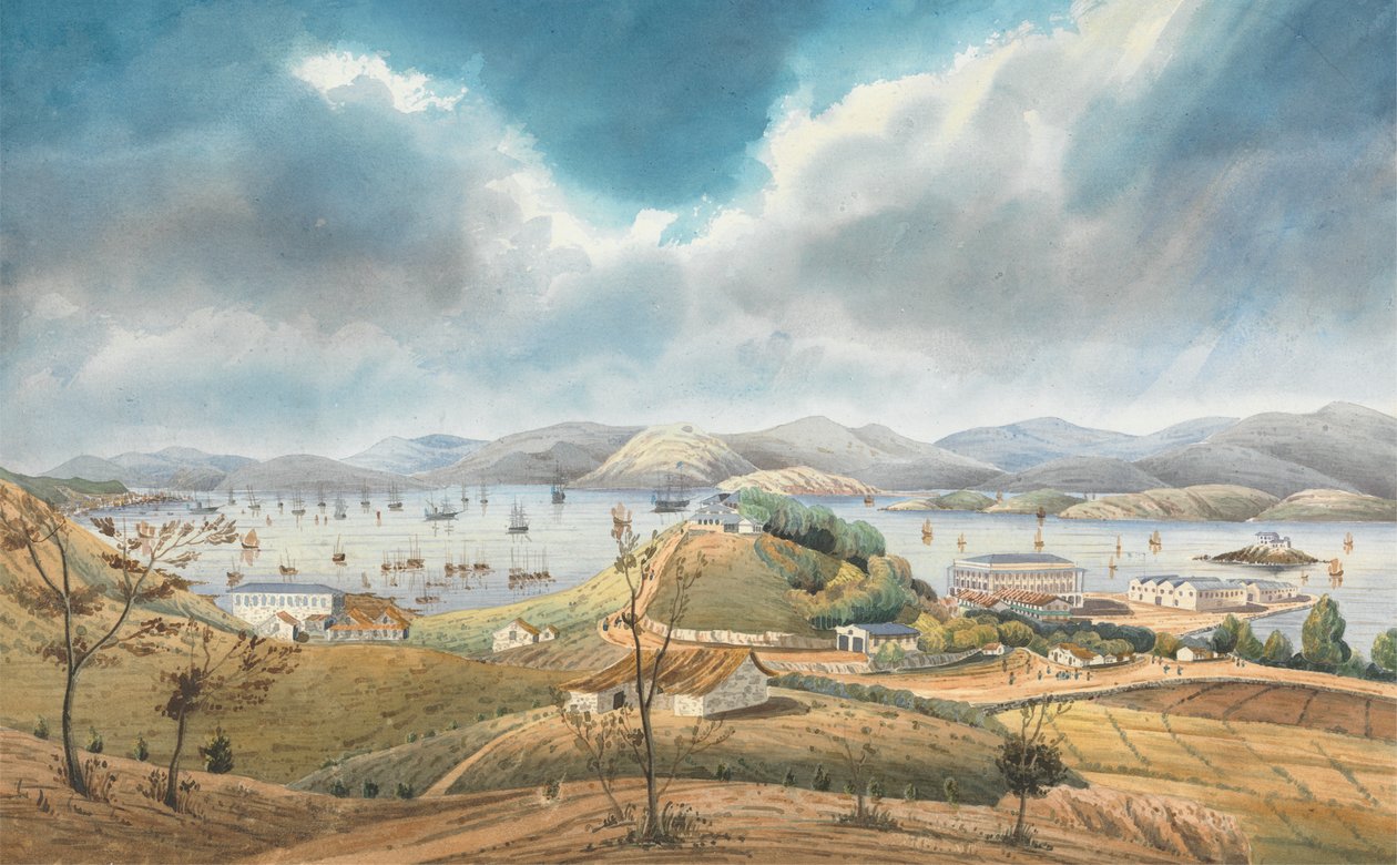 Puerto de Hong Kong de Lt. Humphrey John Julian