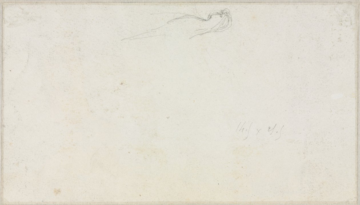 Sketch of a Sphinx [?] (verso) de Luc Olivier Merson
