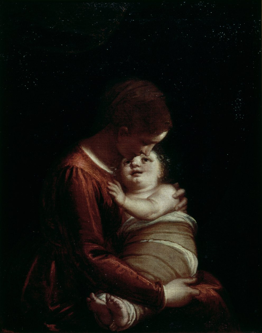 Madonna y el Niño, c.1570 de Luca Cambiaso