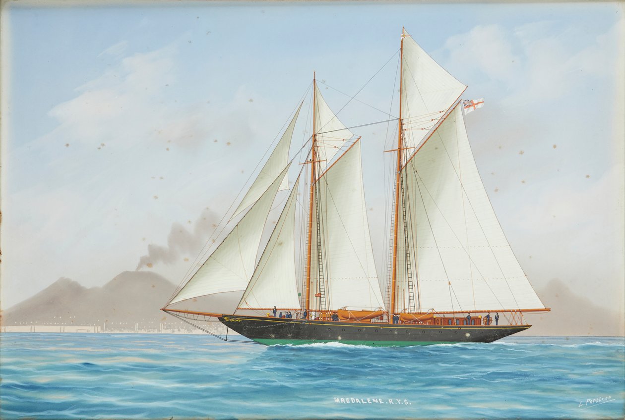 Magdalena R.Y.S Off Nápoles (gouache) de Luca Papaluca