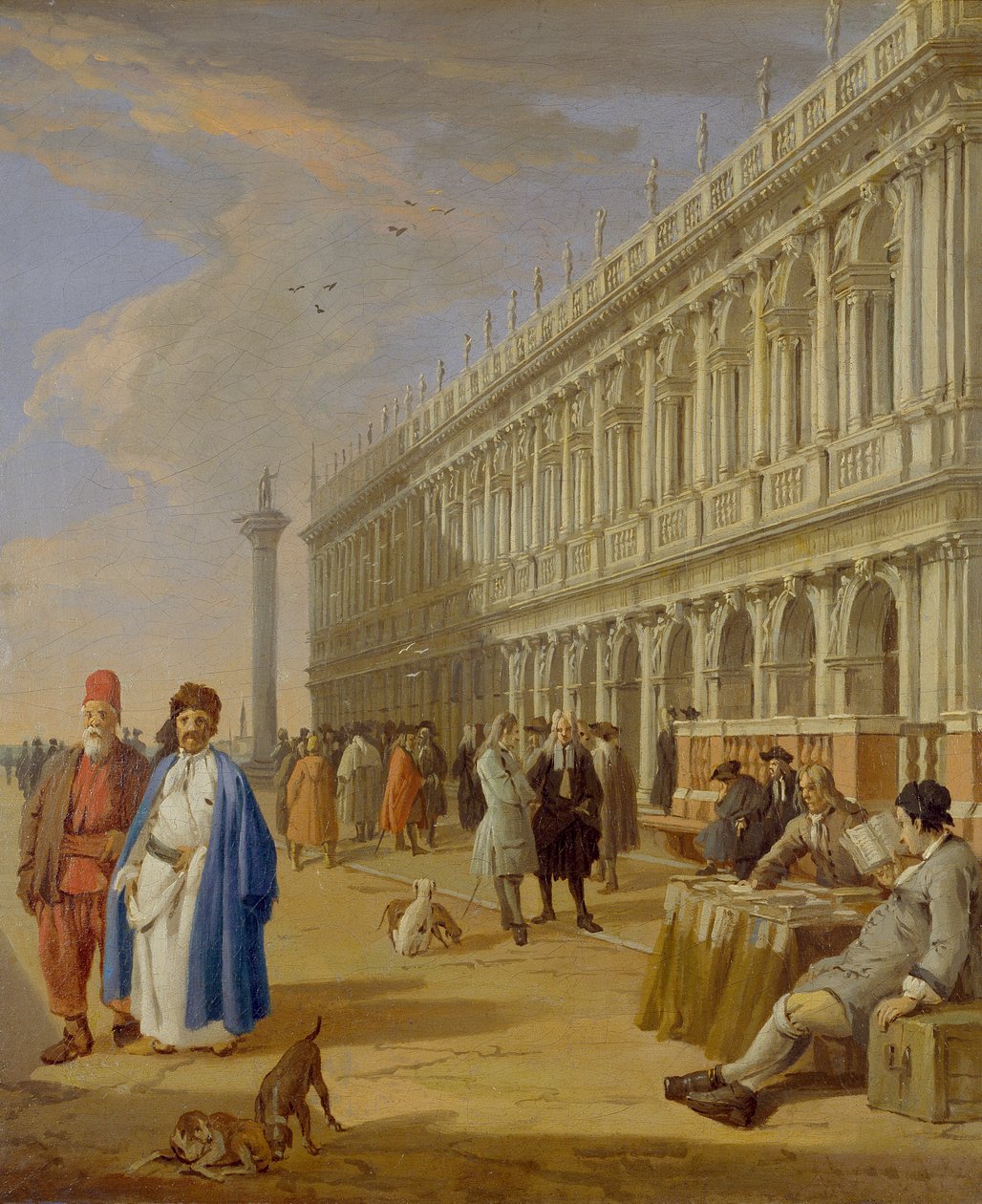 La Piazzetta, Venecia de Luca Carlevarijs