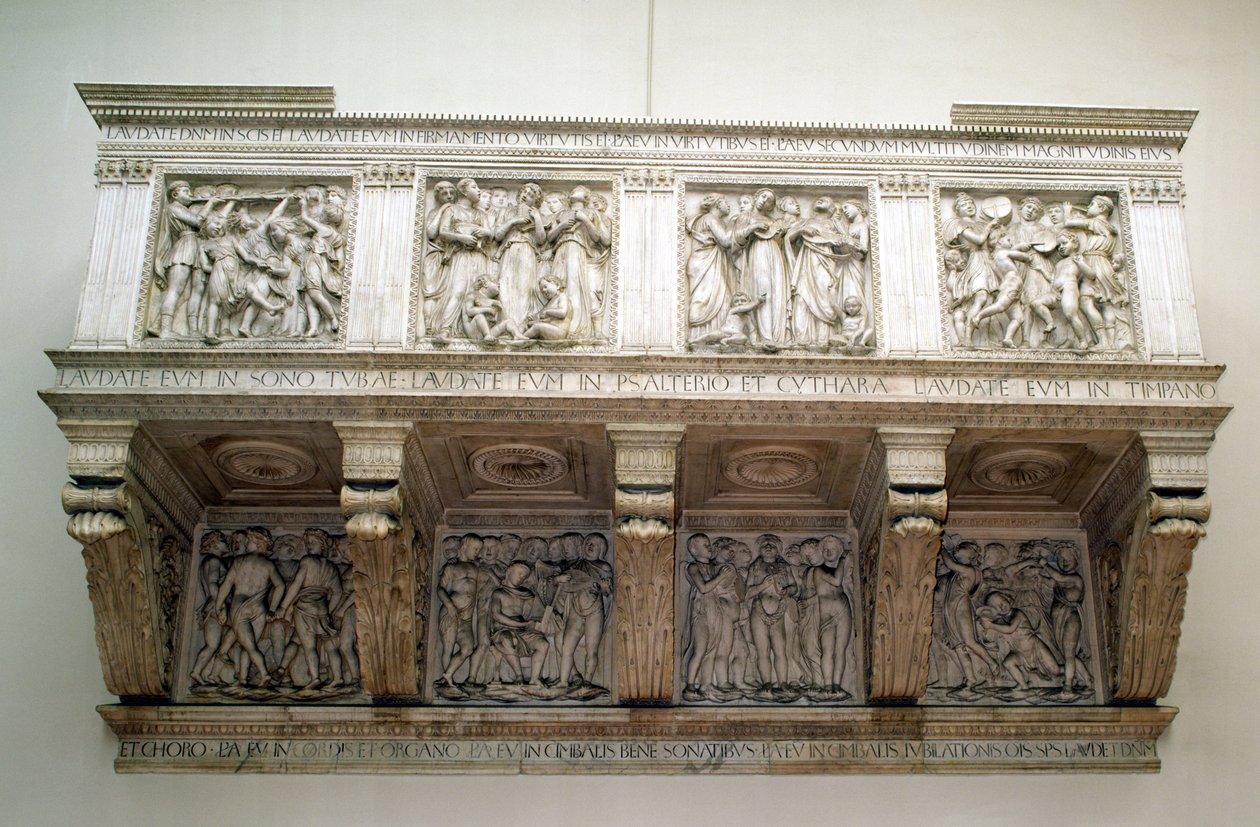 Cantoria reconstruida, c.1432-8 de Luca Della Robbia