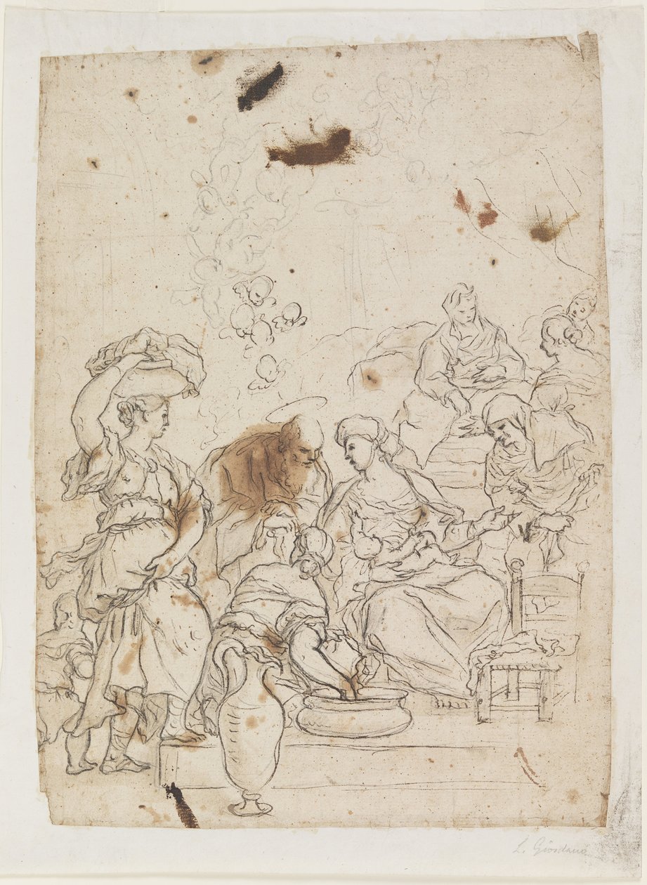 Nacimiento de la Virgen de Luca Giordano