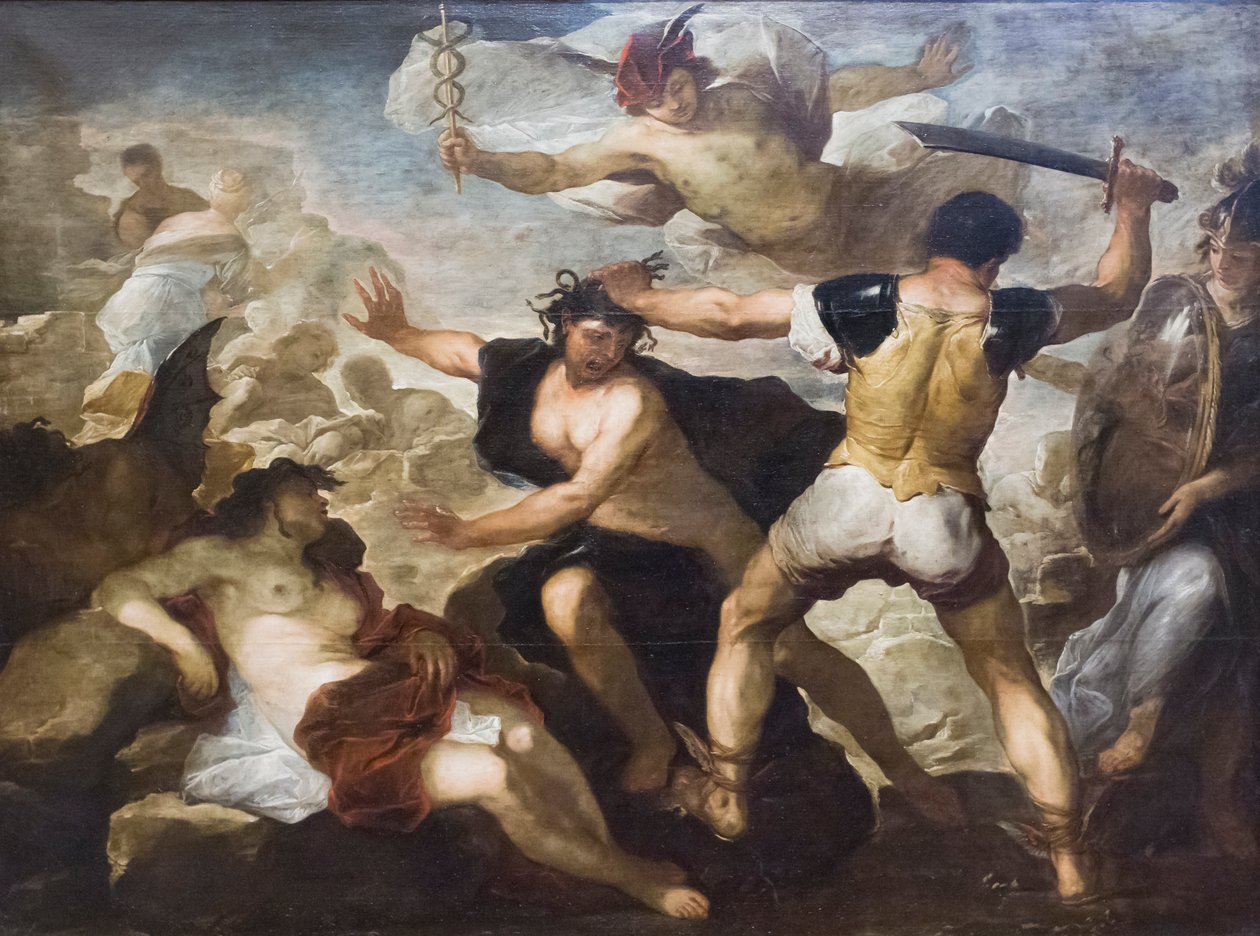Perseo decapitando a Medusa de Luca Giordano