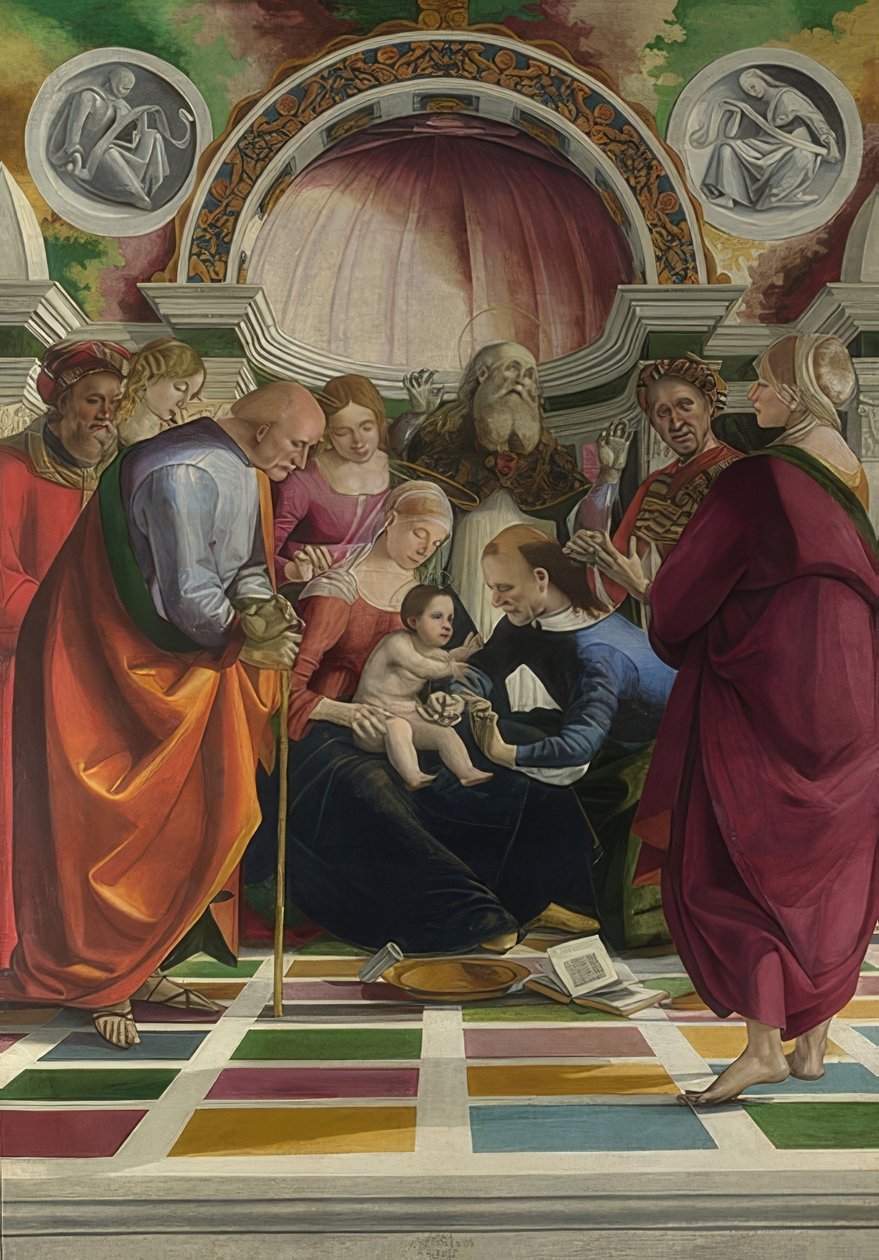 La circuncisión de Jesús. Alrededor de 1490-91 de Luca Signorelli