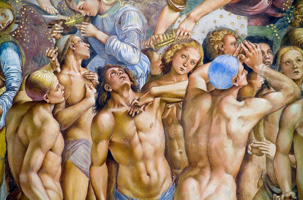 Elegidos, del ciclo de frescos del Juicio Final de Luca Signorelli