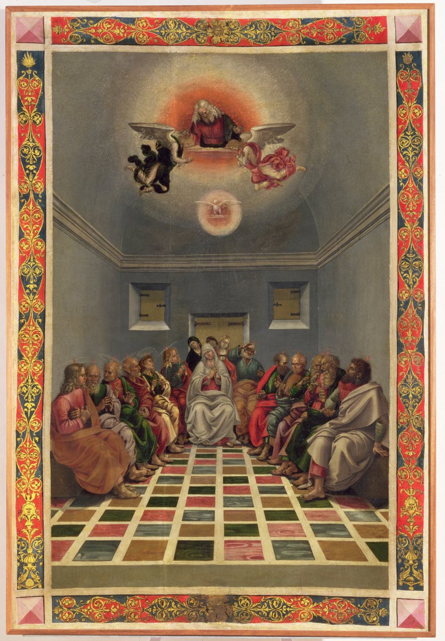 El descenso del Espíritu Santo de Luca Signorelli