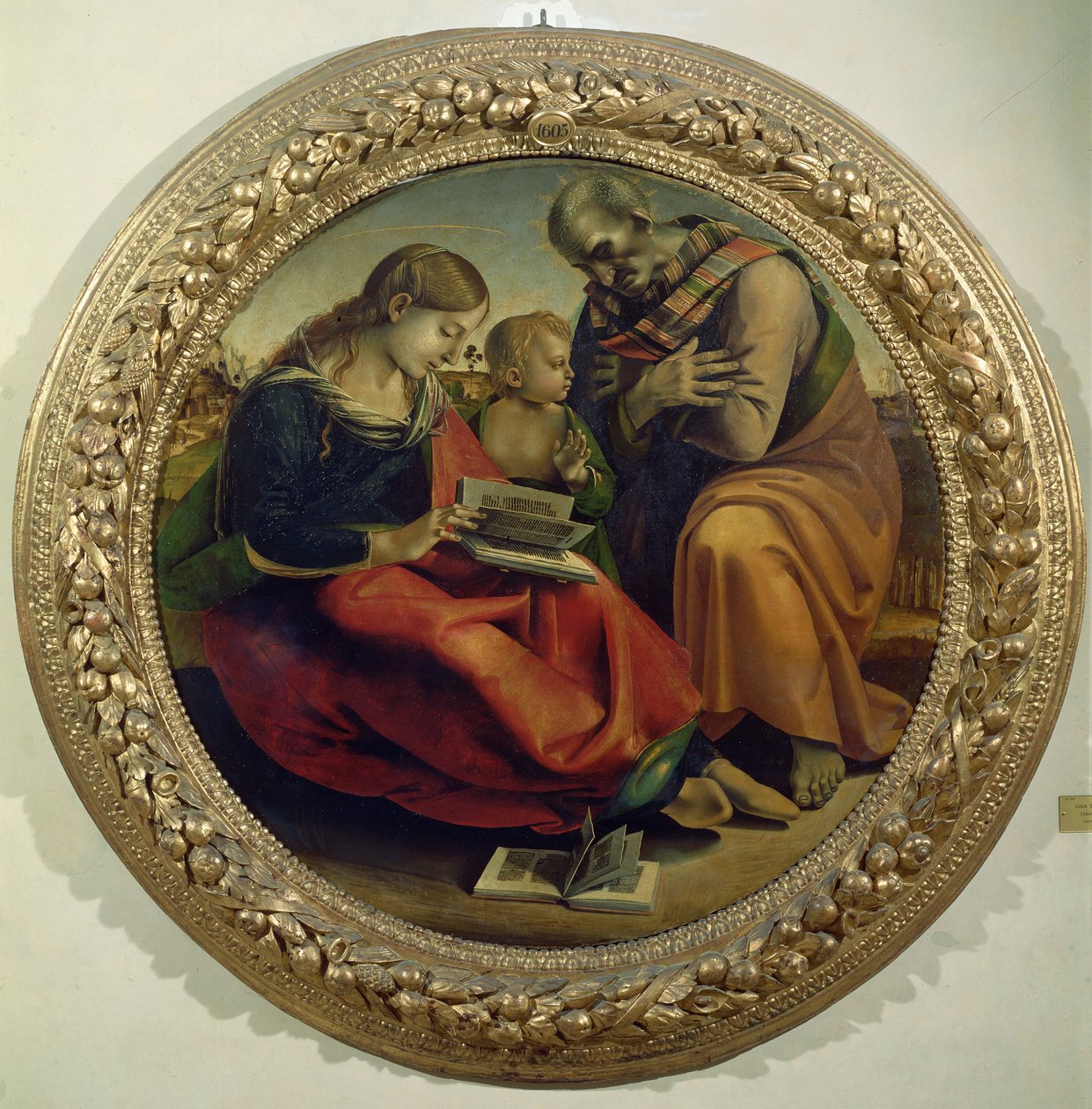 La Sagrada Familia, c.1485 de Luca Signorelli