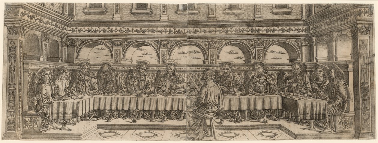 La Última Cena (par) de Lucantonio degli Uberti
