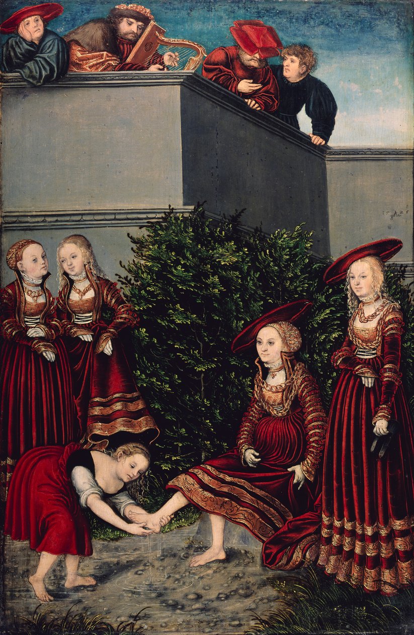 David y Betsabé de Lucas Cranach the Elder