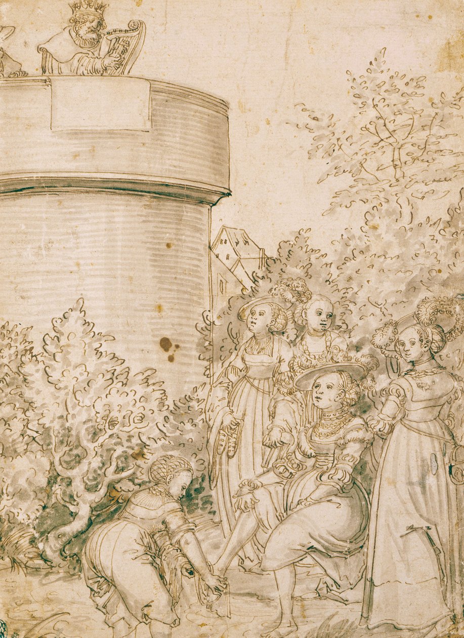 David y Betsabé de Lucas Cranach the Elder