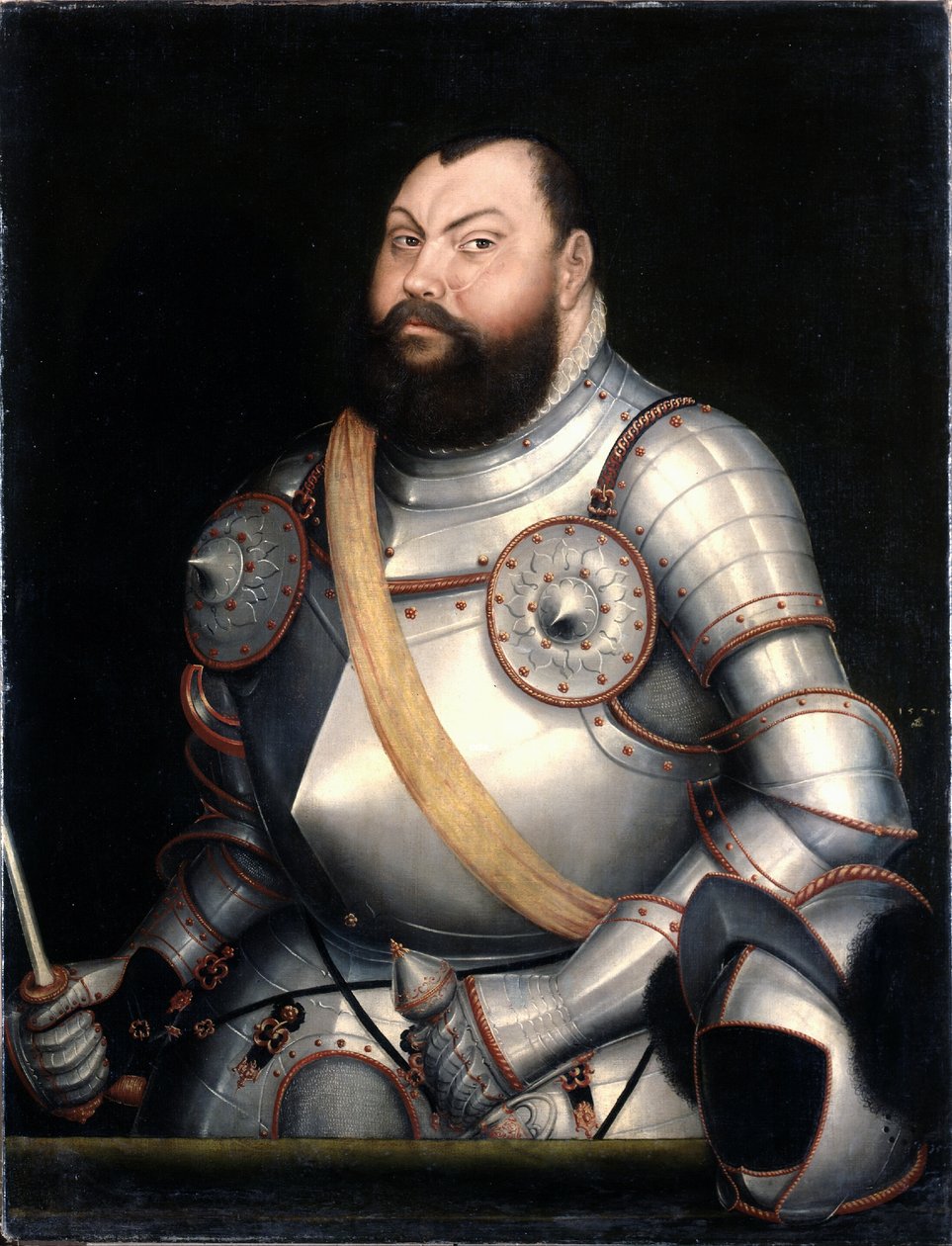 Elector Johann Friedrich el Magnánimo de Sajonia de Lucas Cranach the Elder