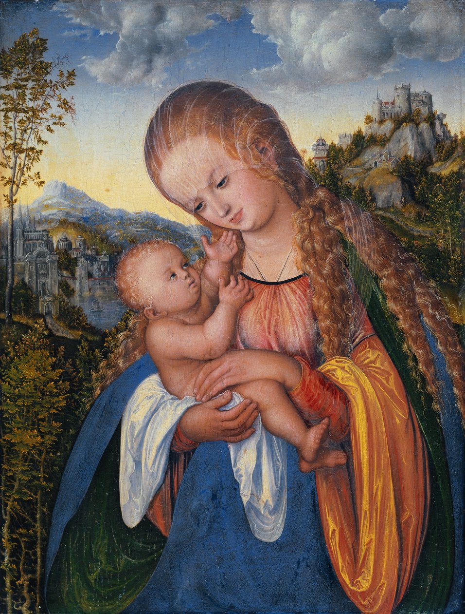 Madonna con el Niño de Lucas Cranach the Elder