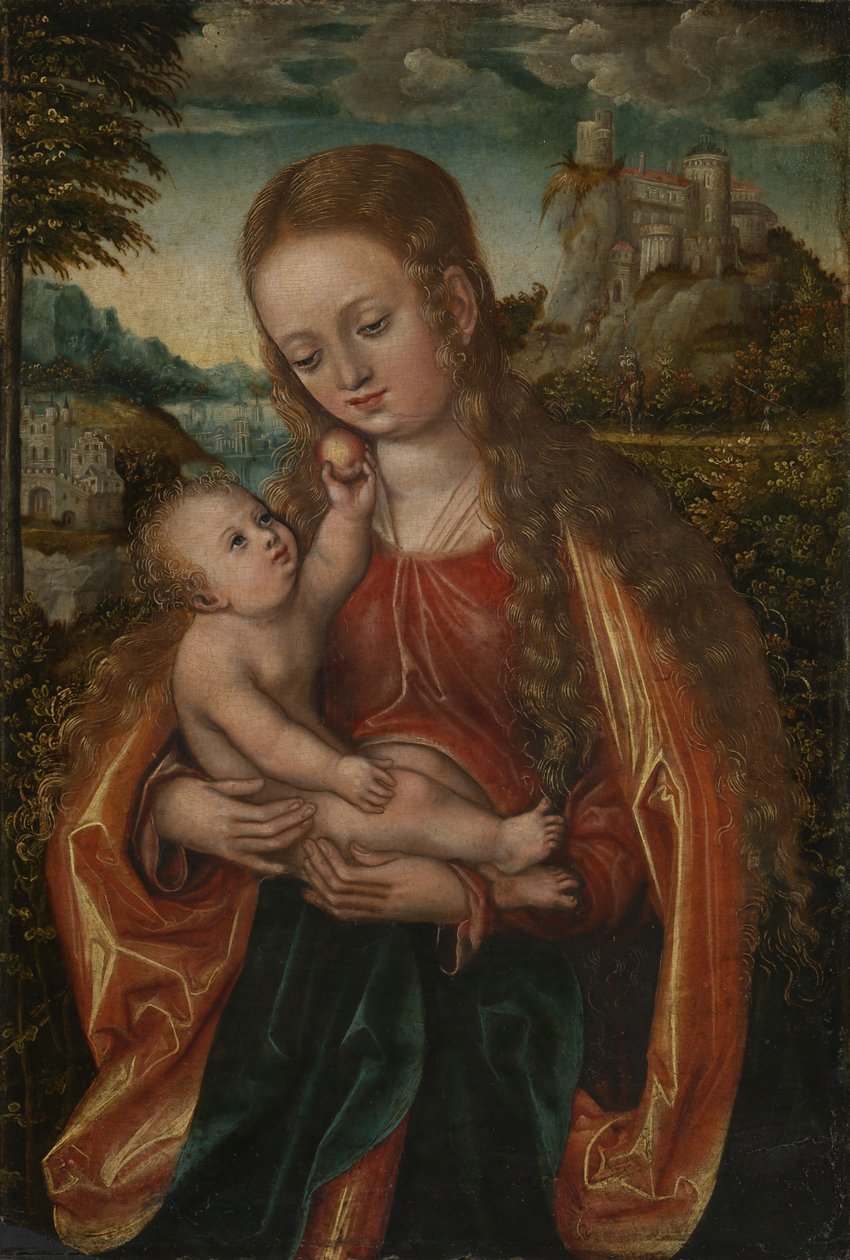 Madonna con el Niño de Lucas Cranach the Elder