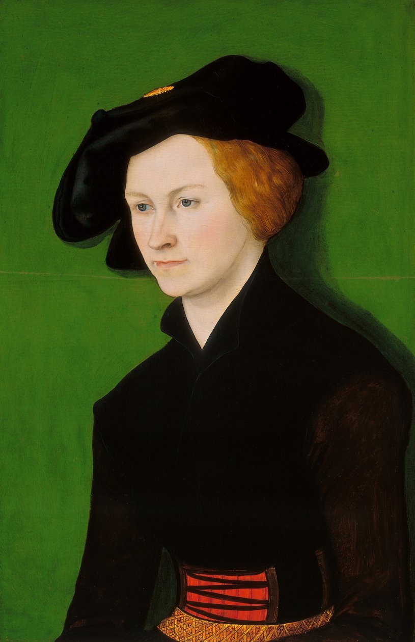 Retrato de una mujer de Lucas Cranach the Elder
