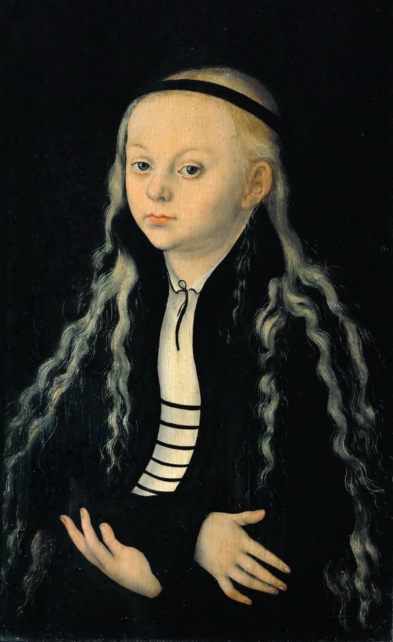 Retrato, probablemente de Magdalena Lutero de Lucas Cranach the Elder