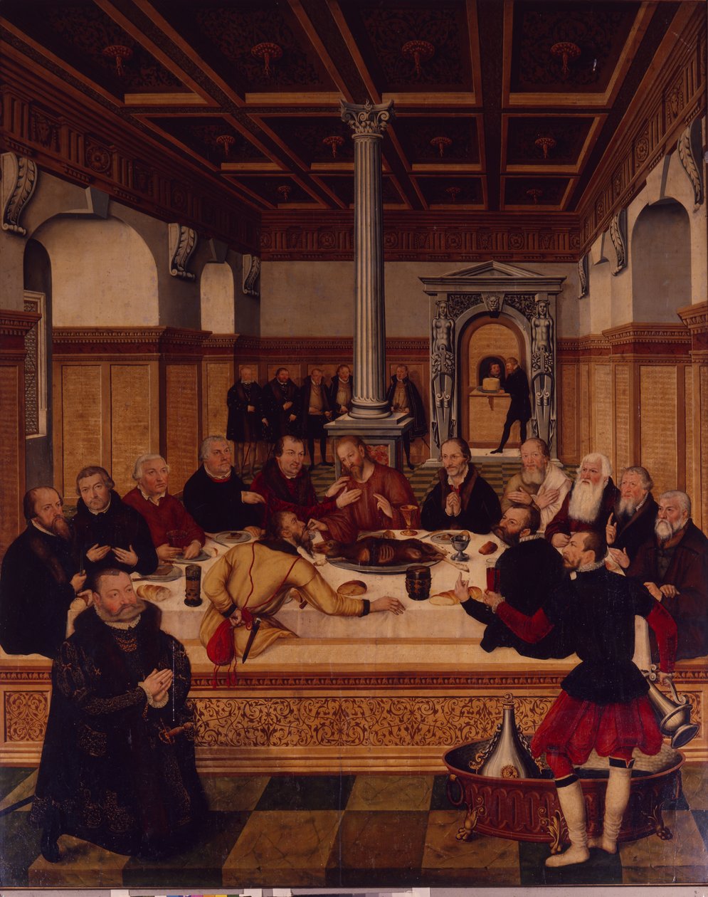 La última cena de Lucas Cranach the Elder