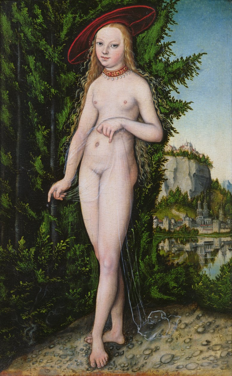 Venus en un paisaje, 1529 de Lucas Cranach the Elder