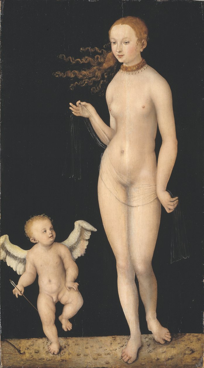 Venus y Cupido, c.1520-25 de Lucas Cranach the Elder