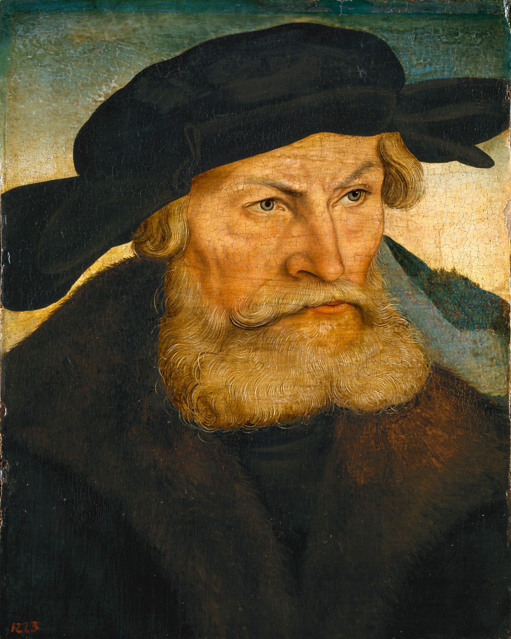 Retrato del Duque Enrique el Piadoso de Sajonia (1473-1541) de Lucas Cranach the Elder