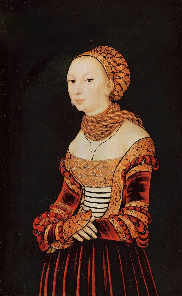Retrato de una joven de Lucas Cranach the Elder