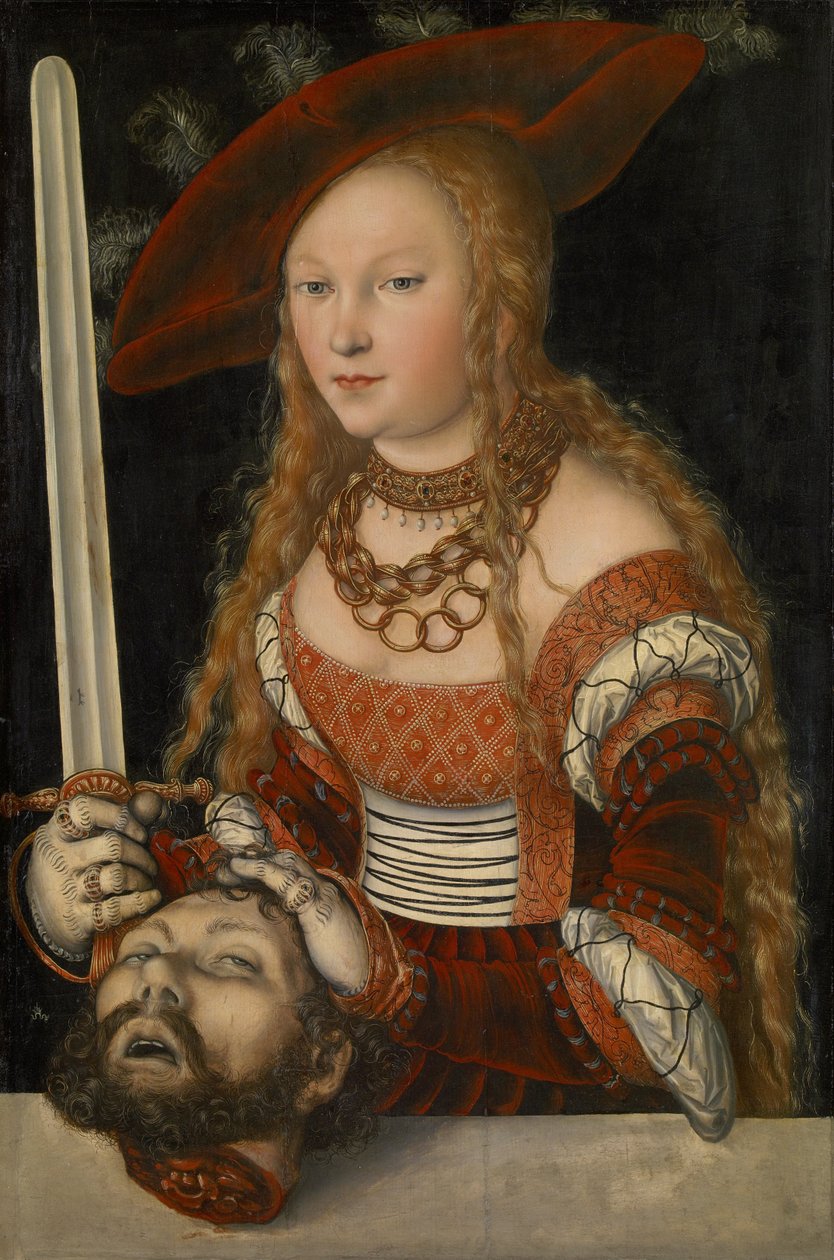 Judith con la cabeza de Holofernes de Lucas Cranach the Elder
