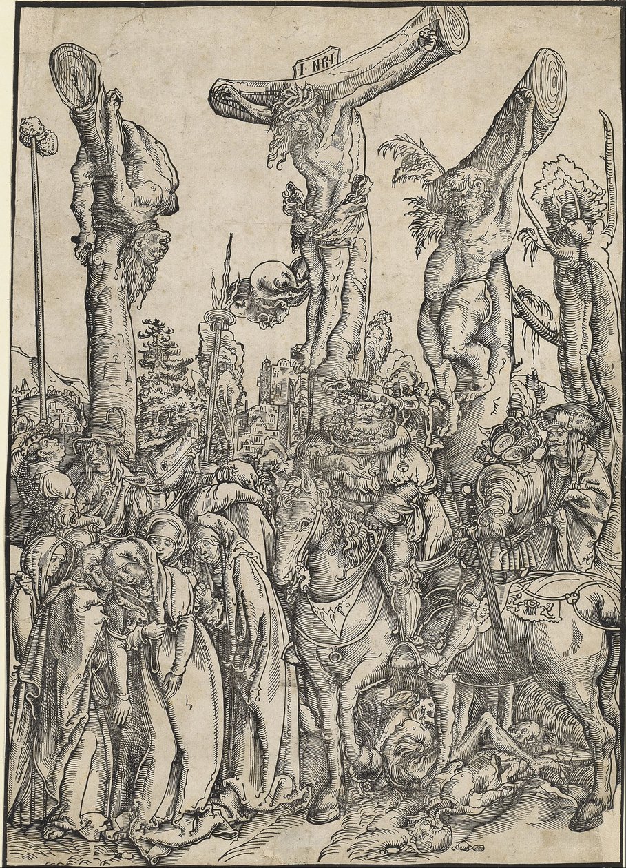 La crucifixión de Lucas Cranach the Elder