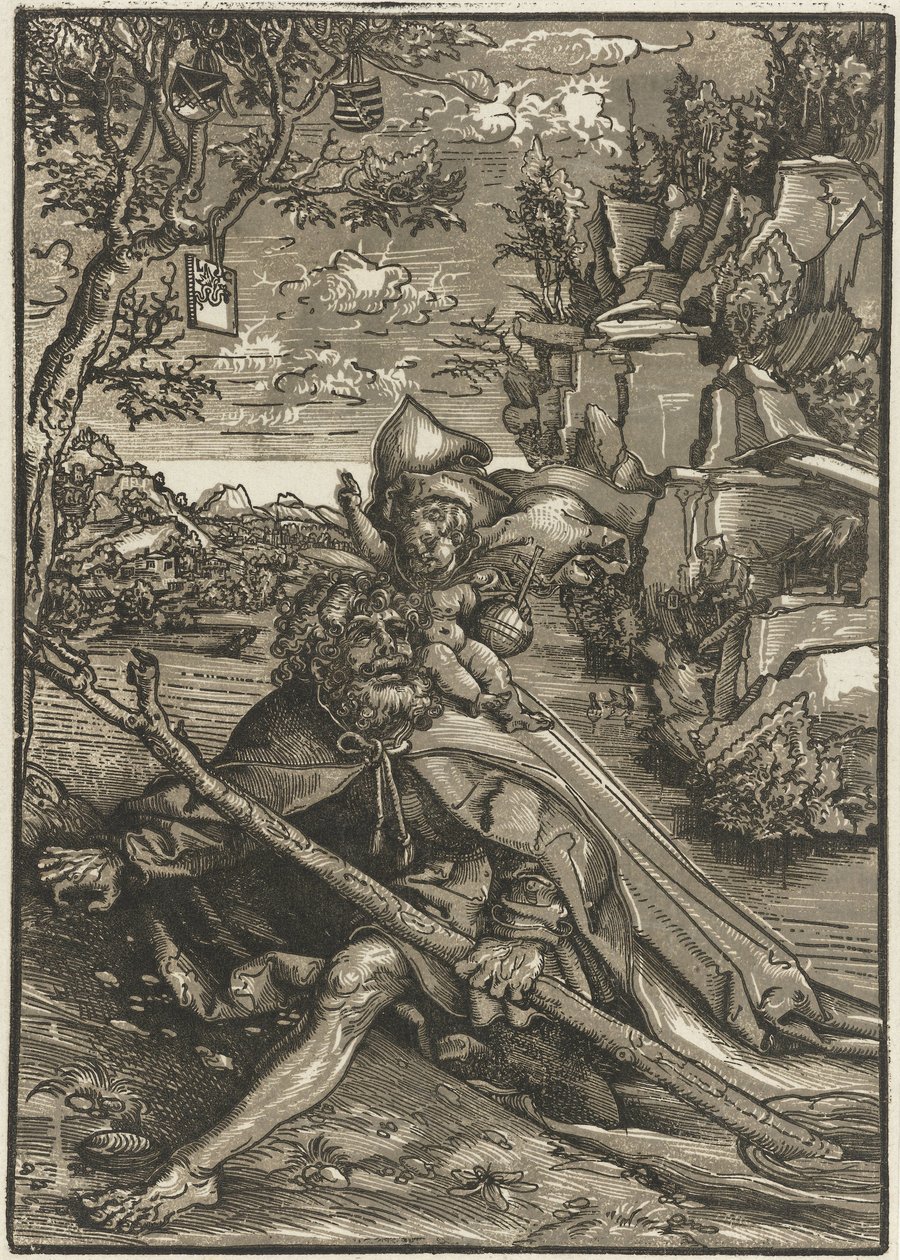 San Cristóbal con el Niño Jesús de Lucas Cranach