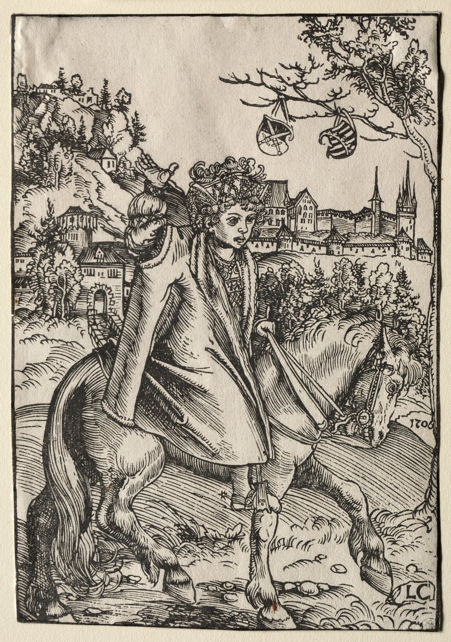 Un Niño a Caballo de Lucas Cranach