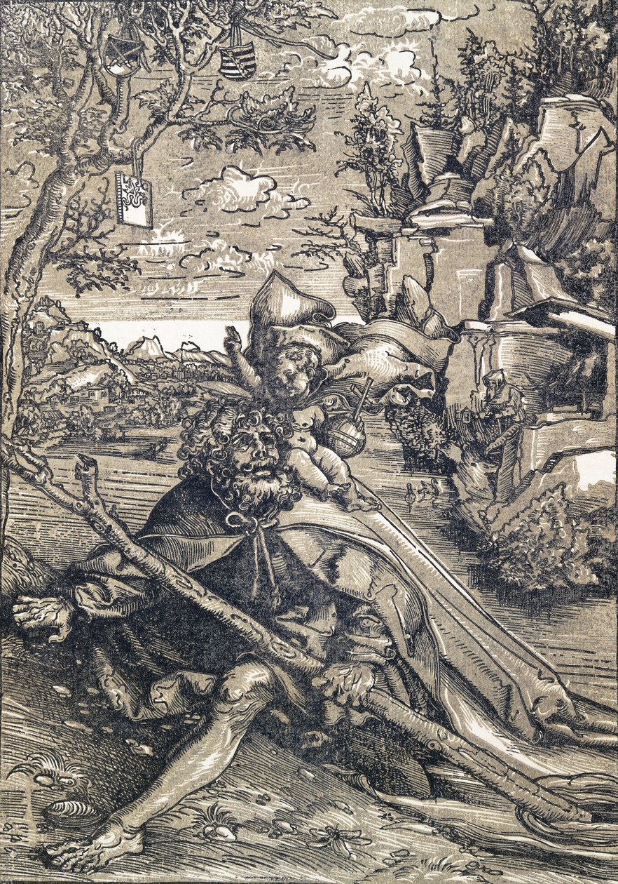 San Cristóbal, 1506-9 de Lucas Cranach