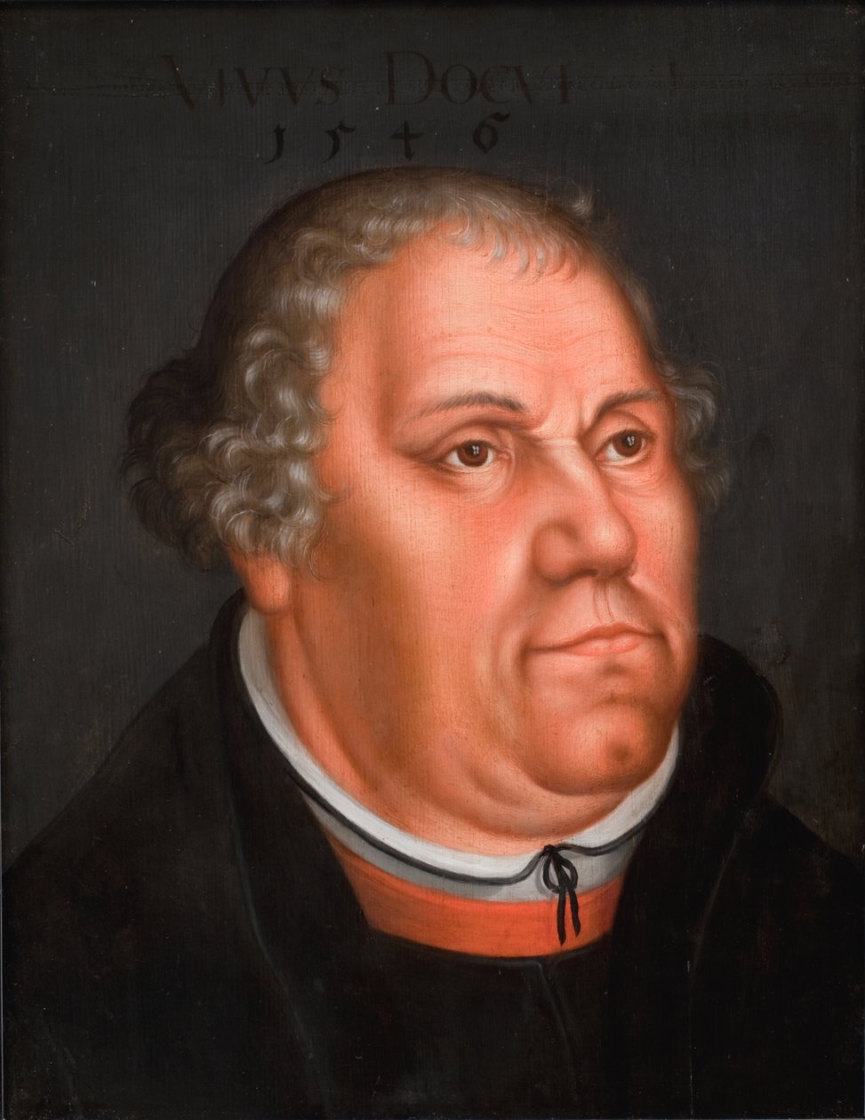 Retrato de Martín Lutero (1483-1546) de Lucas Cranach d.Y.