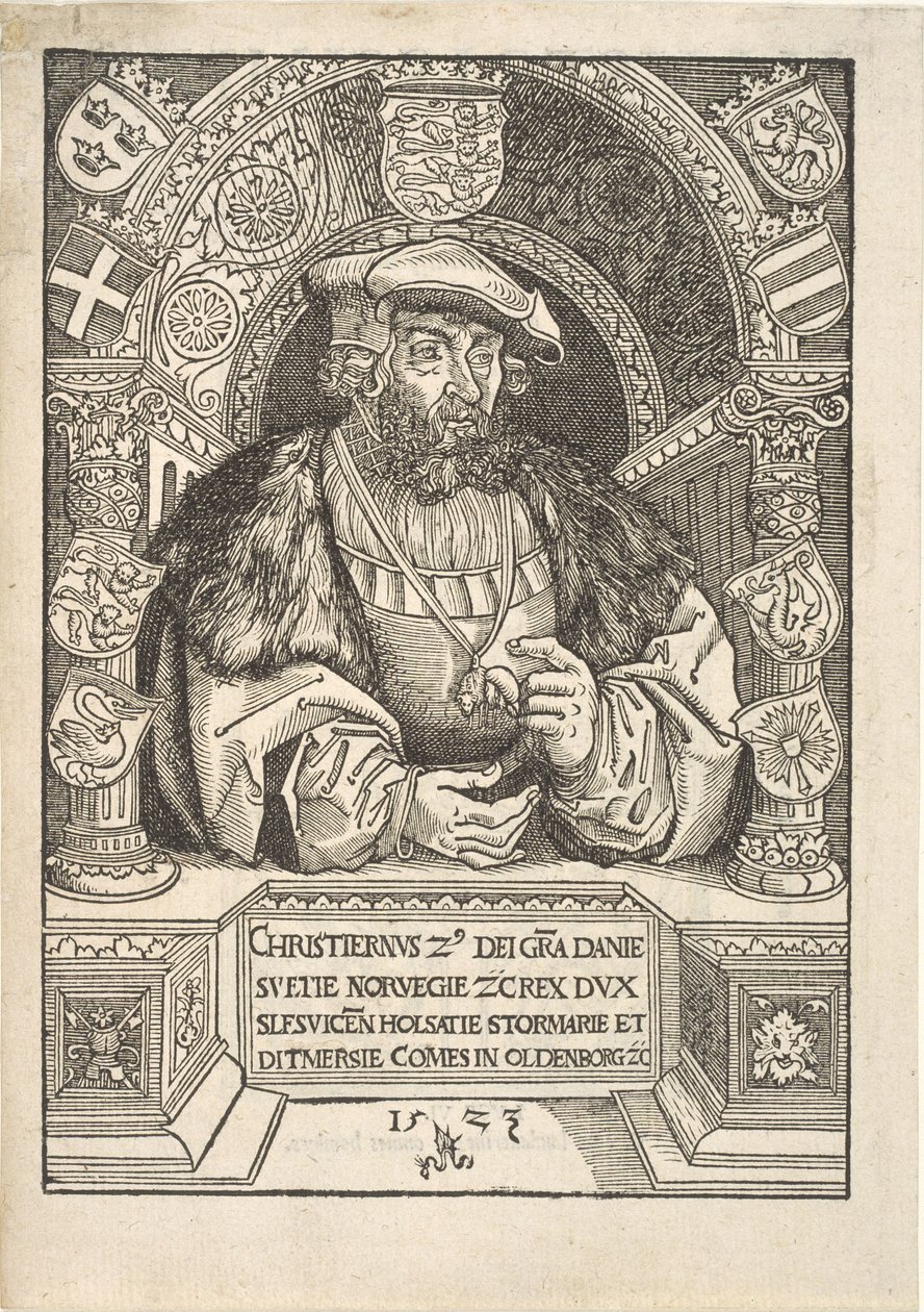 Rey Cristián II de Dinamarca de Lucas Cranach d.Æ.