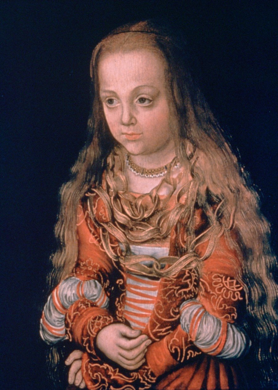 Una Princesa de Sajonia, c1517 de Lucas Cranach the Elder
