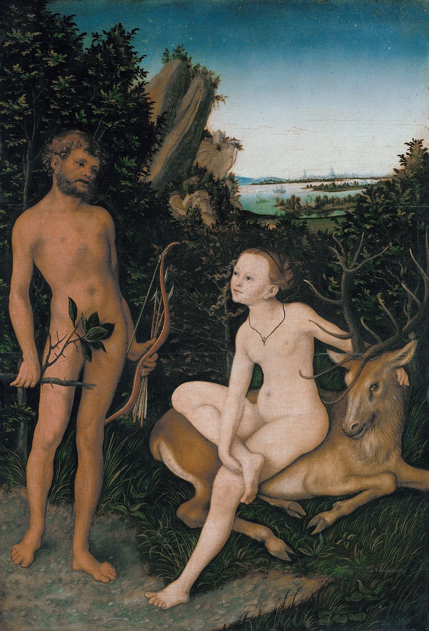 Apolo y Diana de Lucas Cranach the Elder