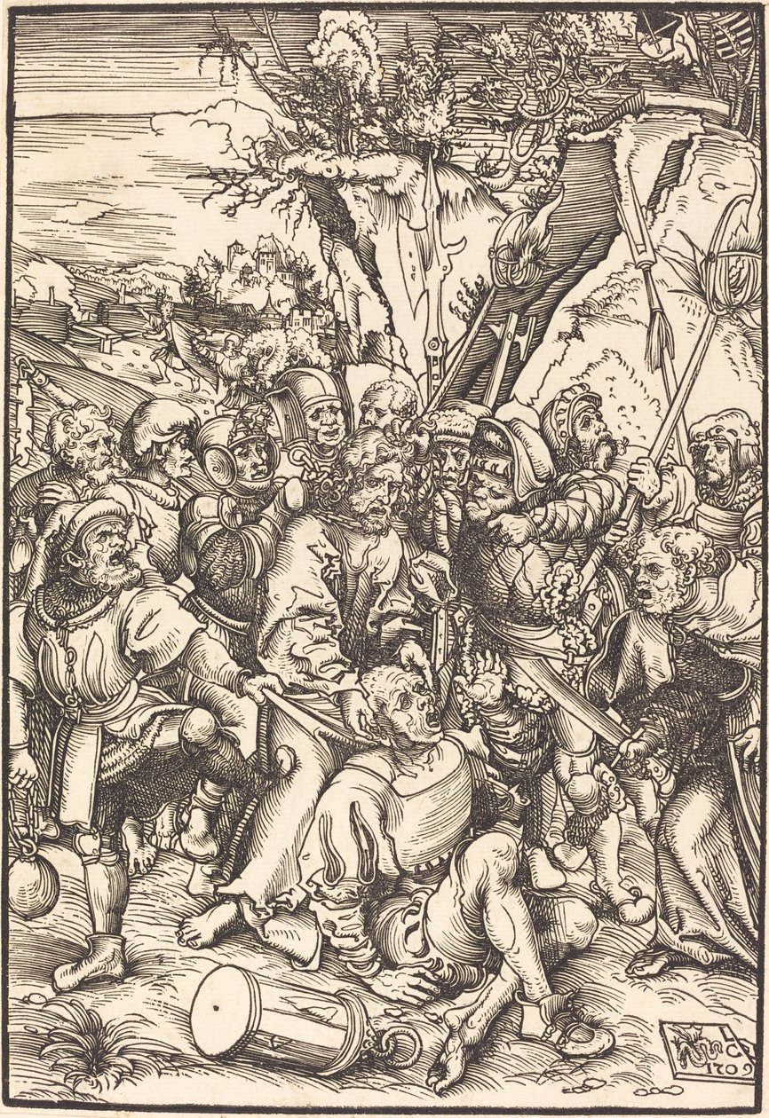 Cristo capturado de Lucas Cranach the Elder