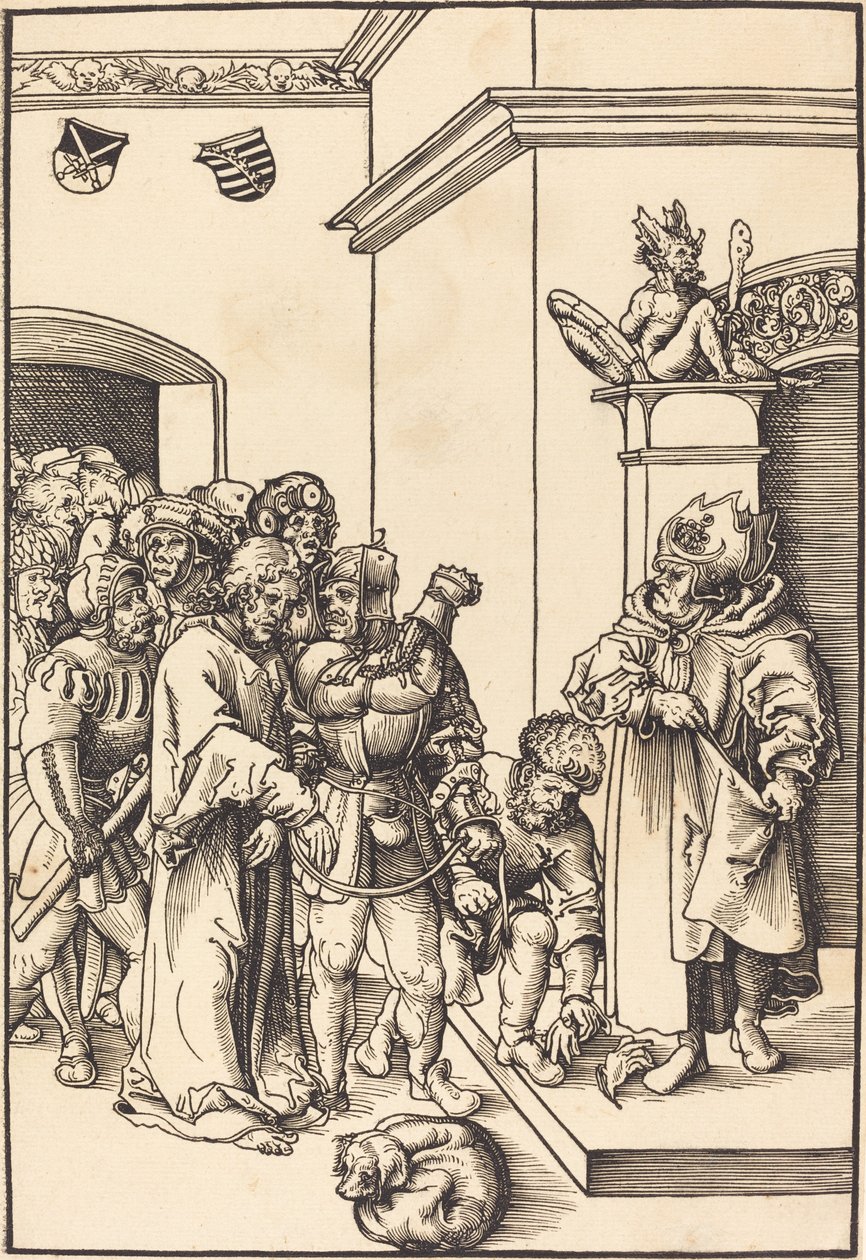 Cristo ante Anás de Lucas Cranach the Elder