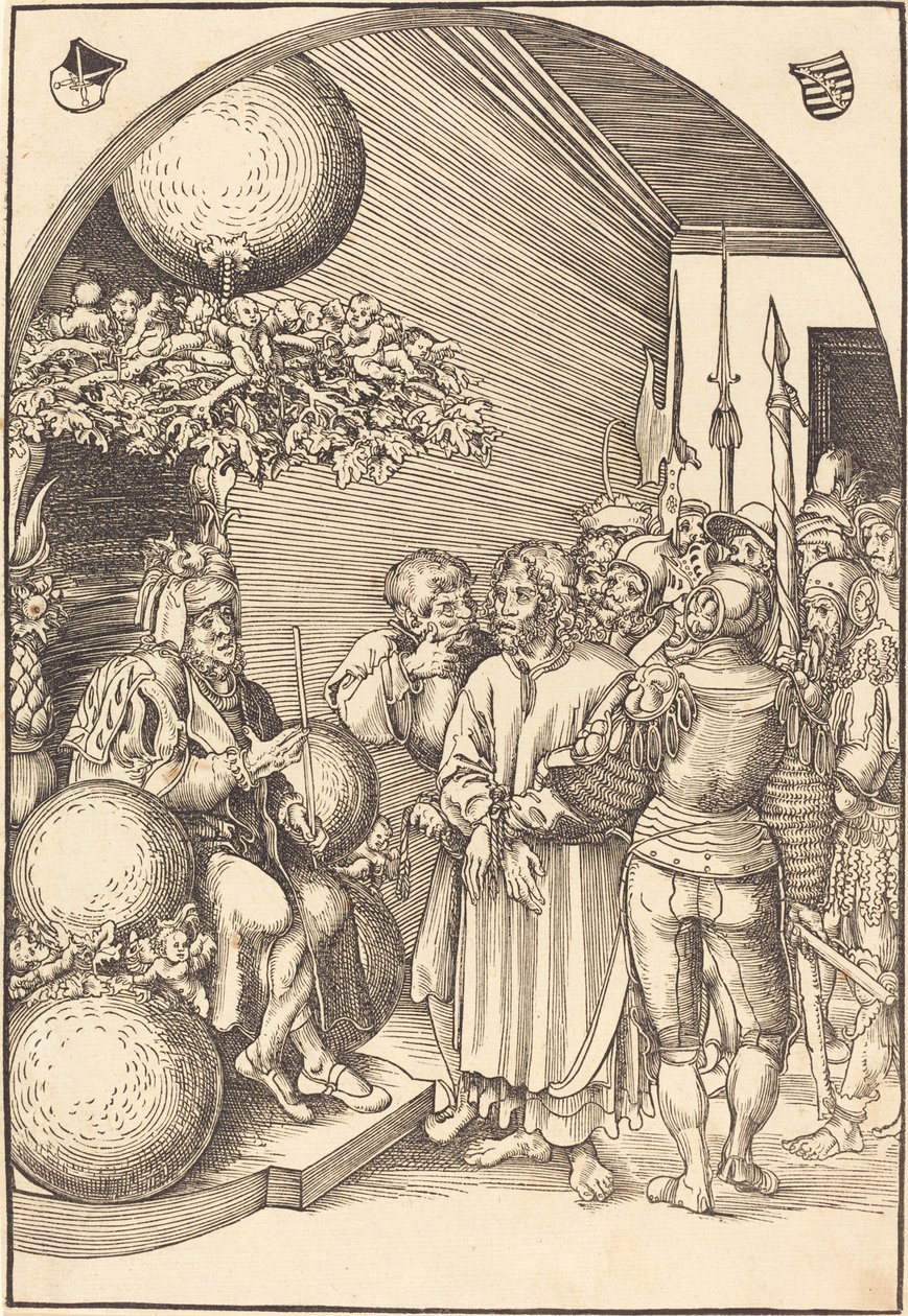 Cristo ante Herodes de Lucas Cranach the Elder
